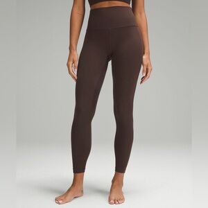 Lululemon align high rise new with tags Espresso leggings 28” length